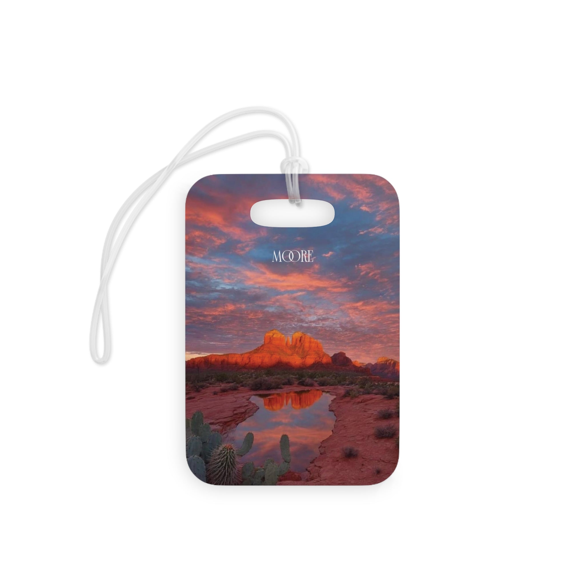 Sunset Landscape Luggage Tag