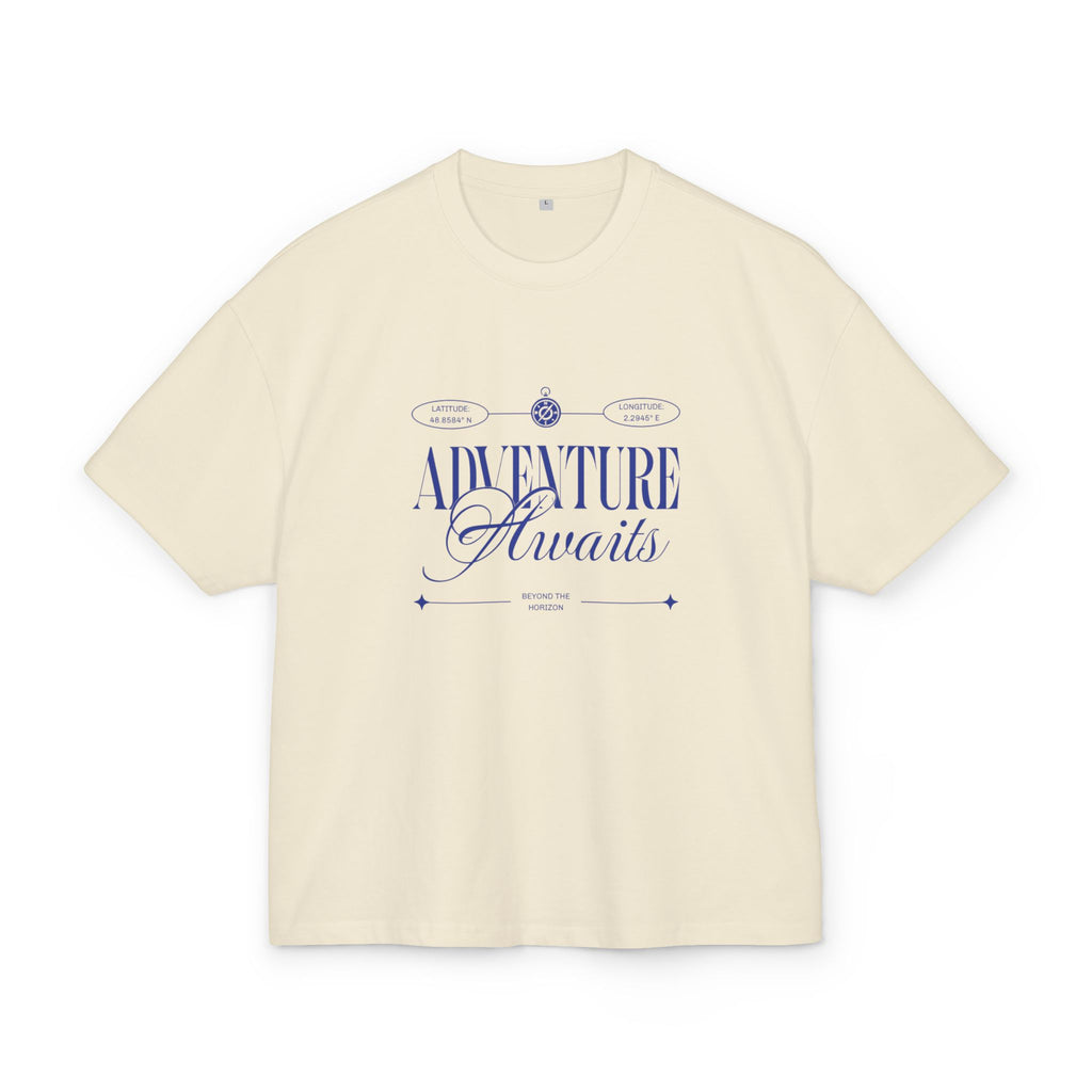 Unisex Adventure Awaits Oversized Tee