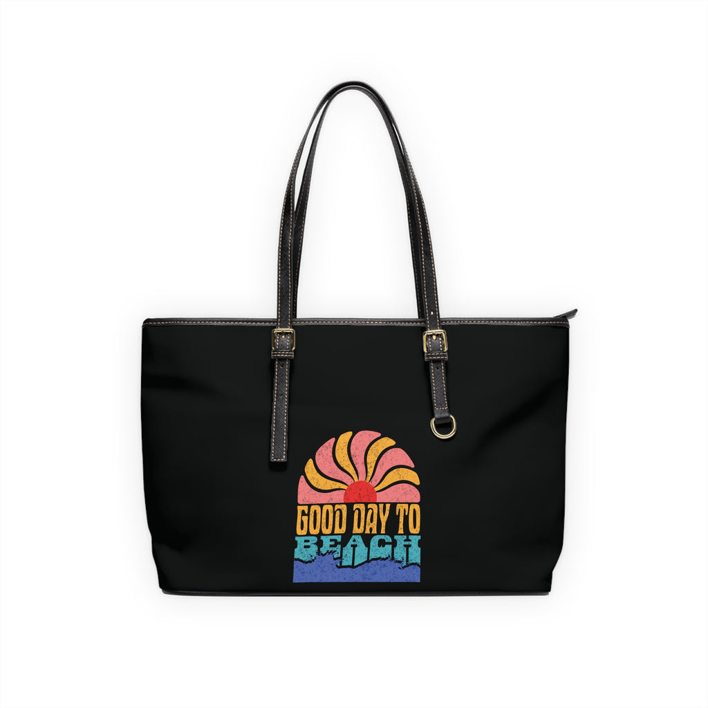 Beach Day Leather Shoulder Bag