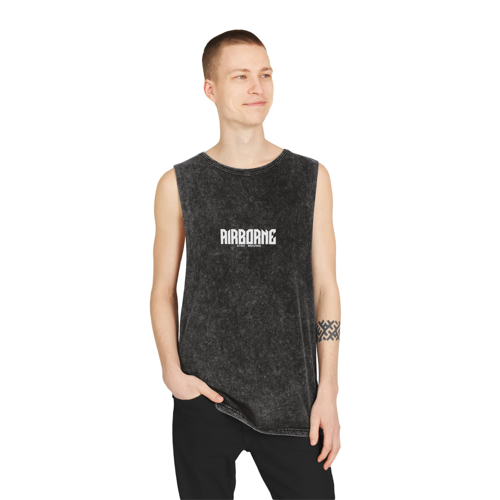 Unisex Airborne Stonewash Tank Top