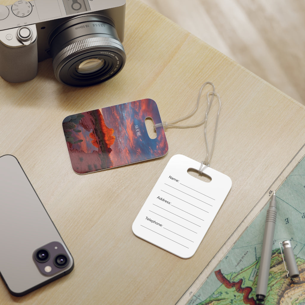 Sunset Landscape Luggage Tag