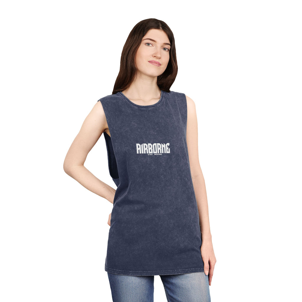 Unisex Airborne Stonewash Tank Top
