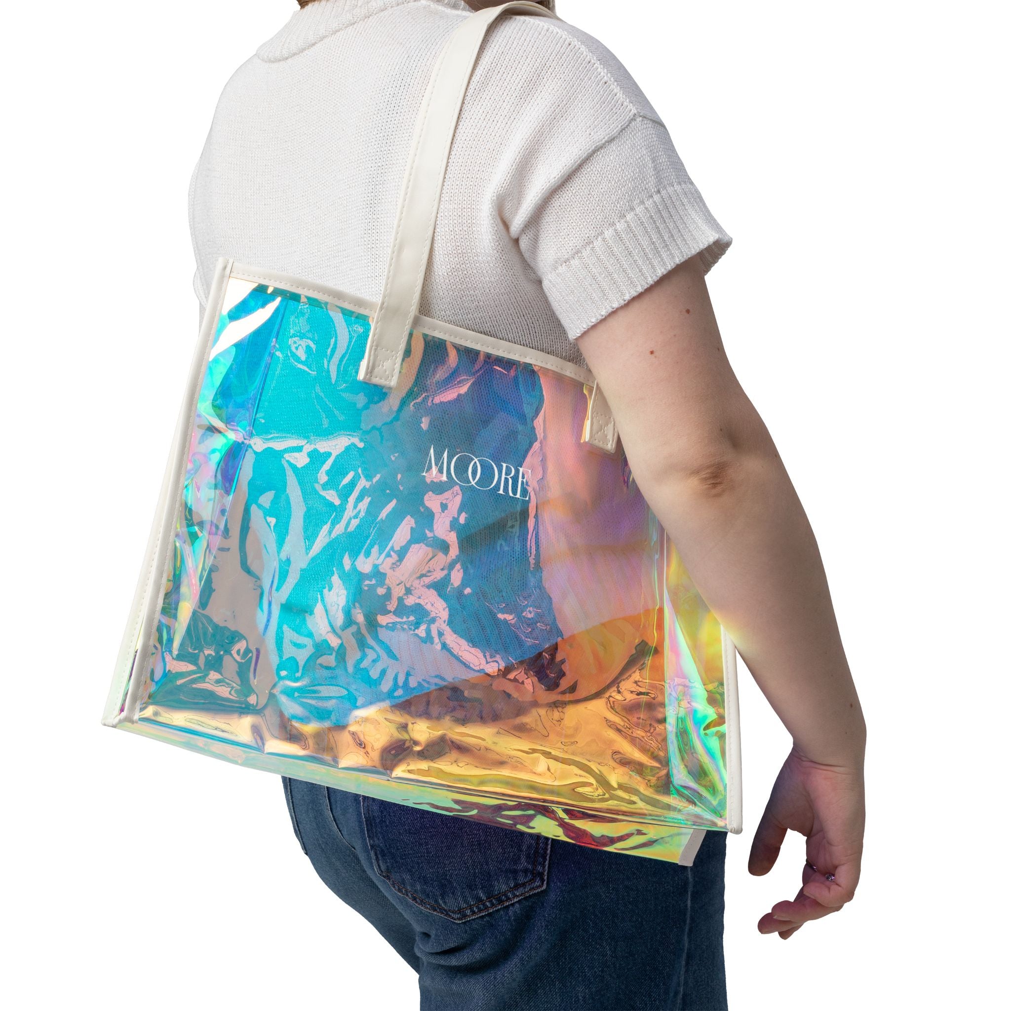 Holographic Beach Tote Bag