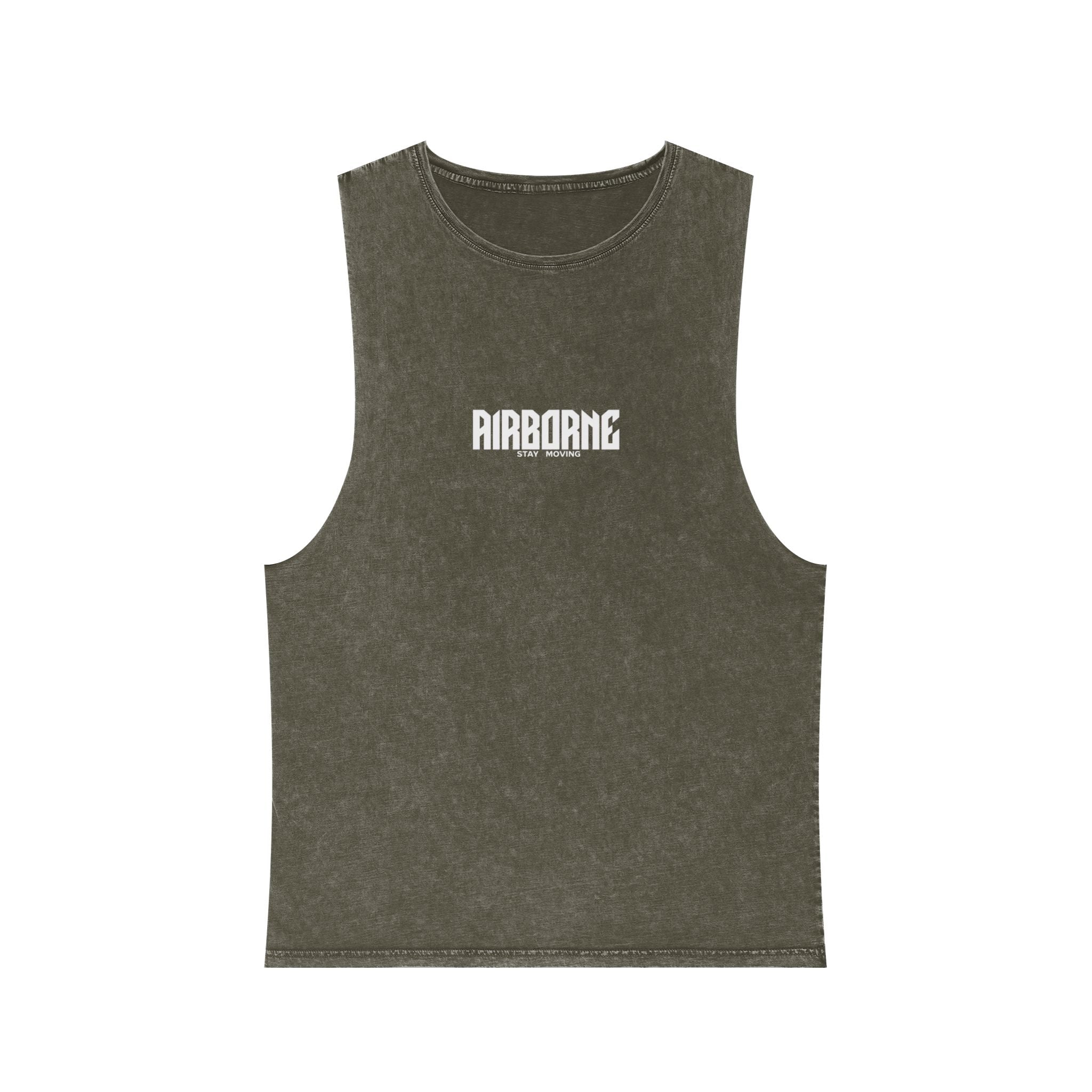 Unisex Airborne Stonewash Tank Top