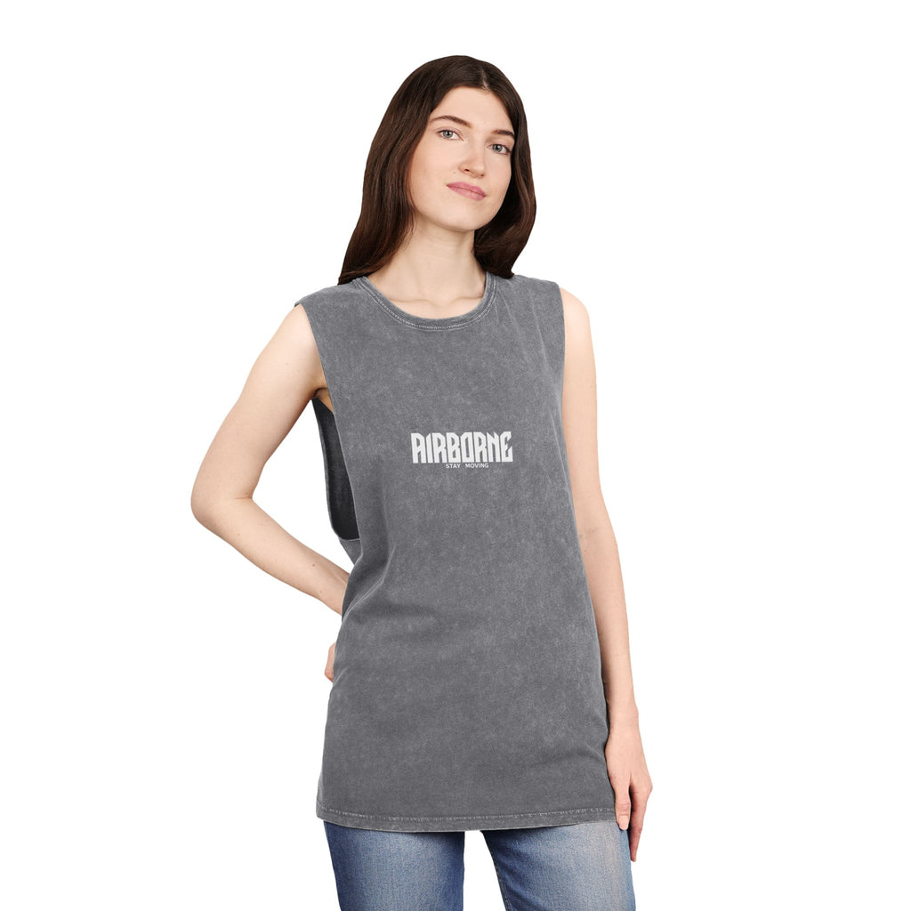 Unisex Airborne Stonewash Tank Top