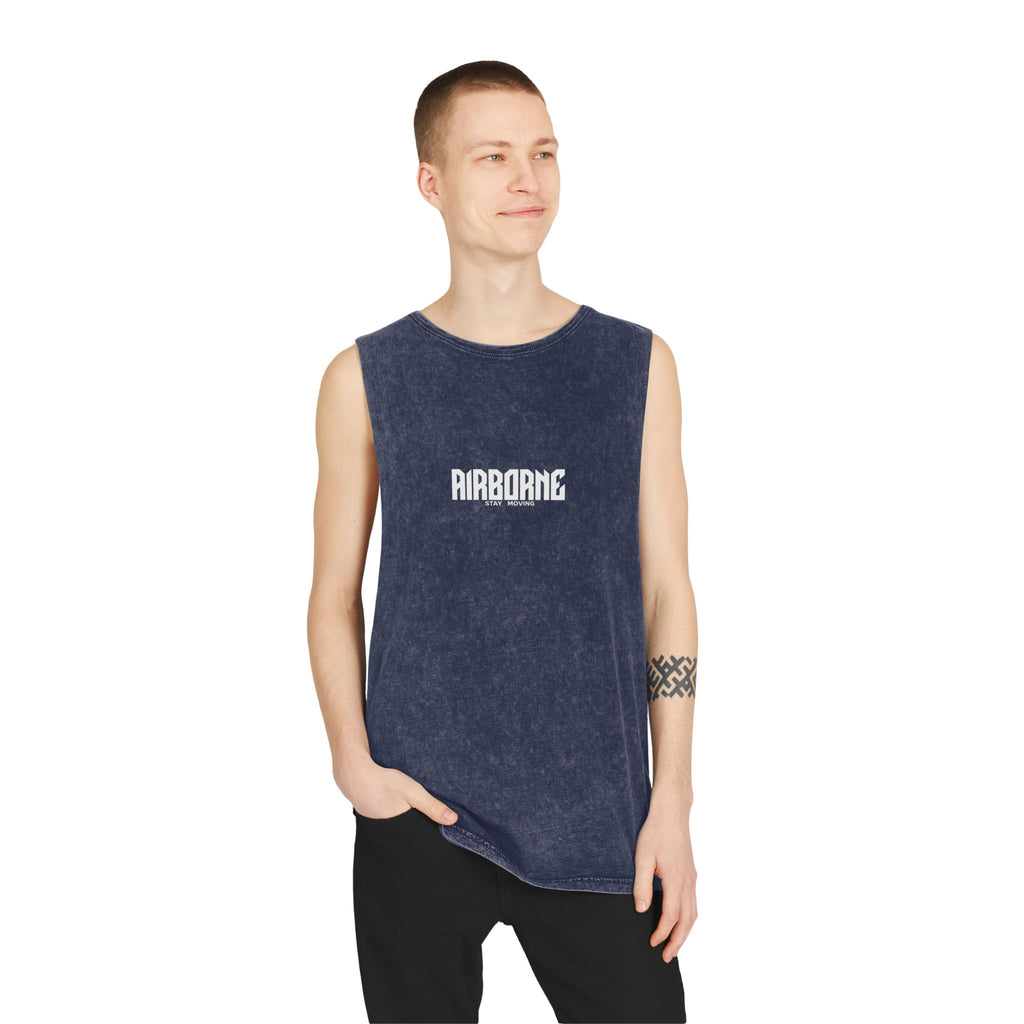 Unisex Airborne Stonewash Tank Top