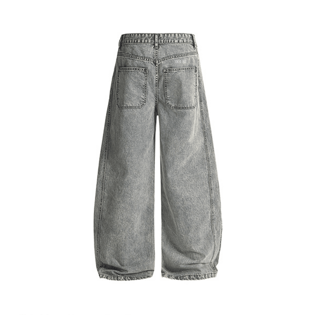 Unisex Curved Blade Denim Jeans