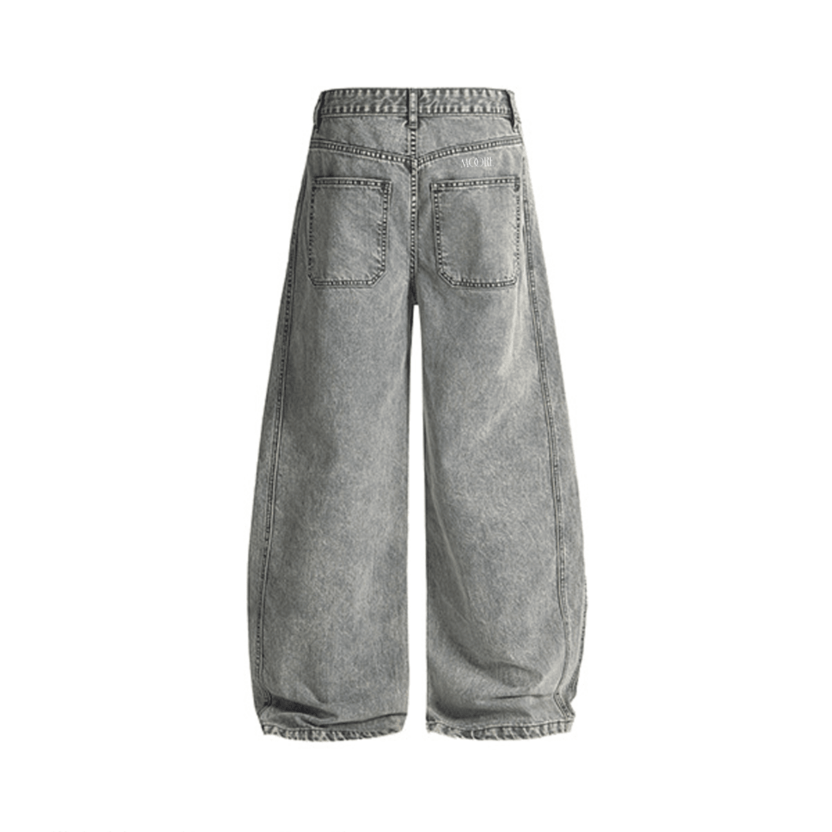 Unisex Curved Blade Denim Jeans