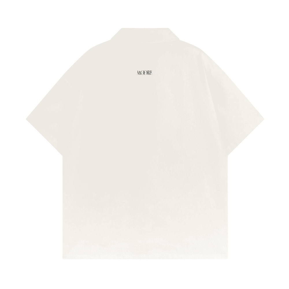 Cuban Collar Short-Sleeve Shirt