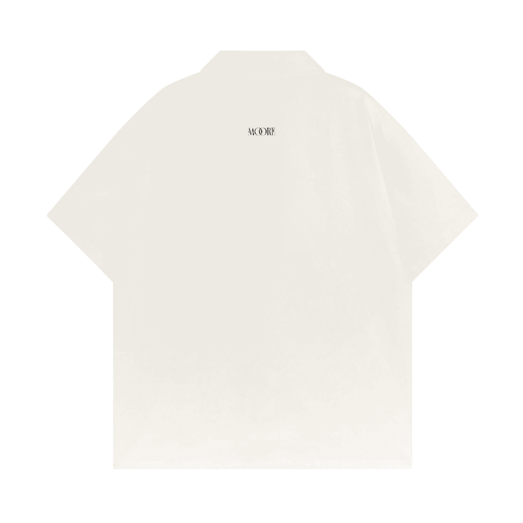 Cuban Collar Short-Sleeve Shirt