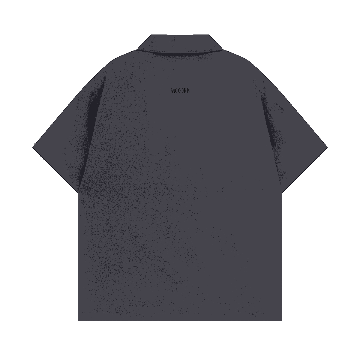 Cuban Collar Short-Sleeve Shirt