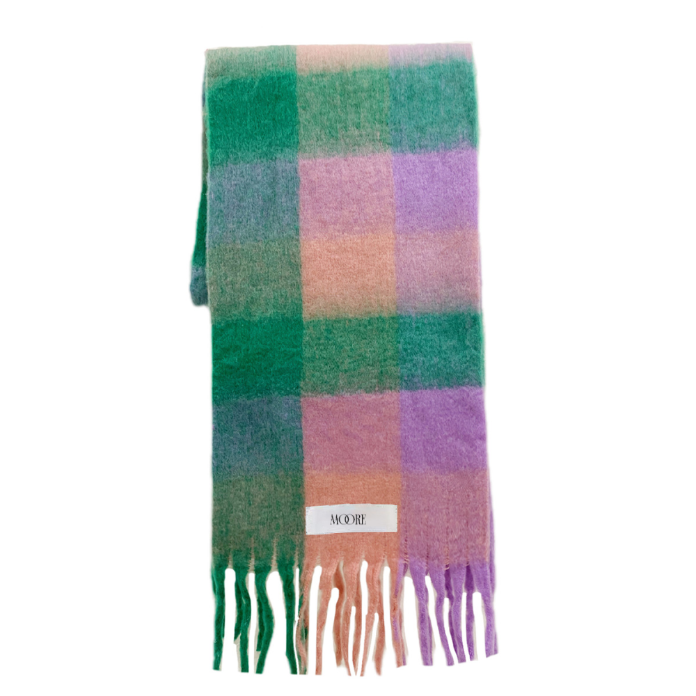 Imitation Cashmere Tassel Scarf