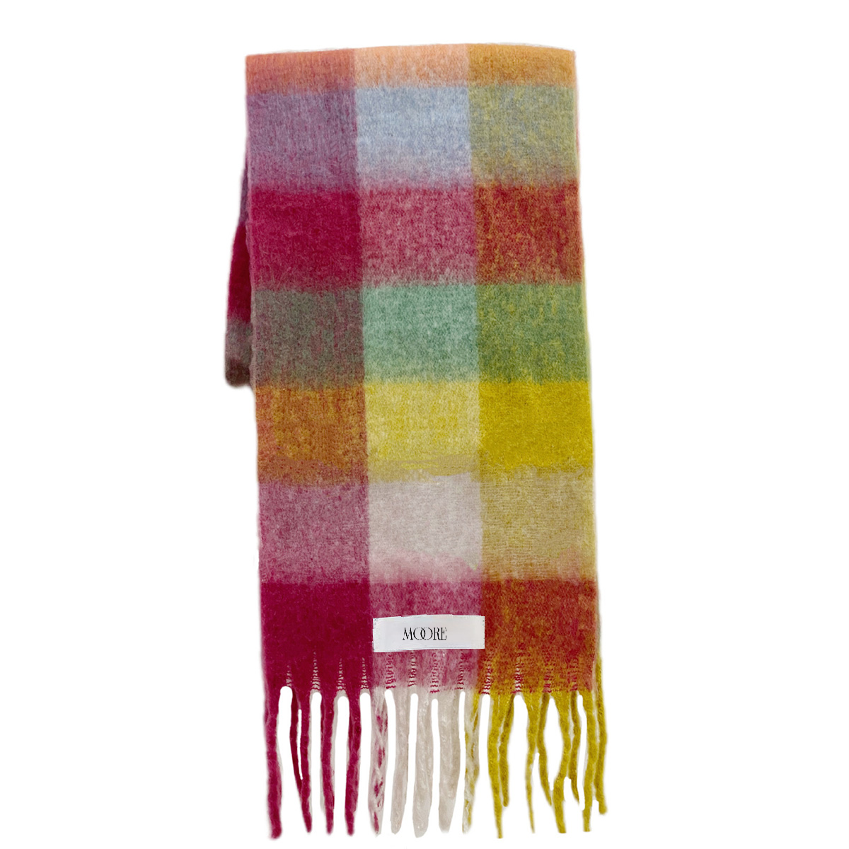 Imitation Cashmere Tassel Scarf