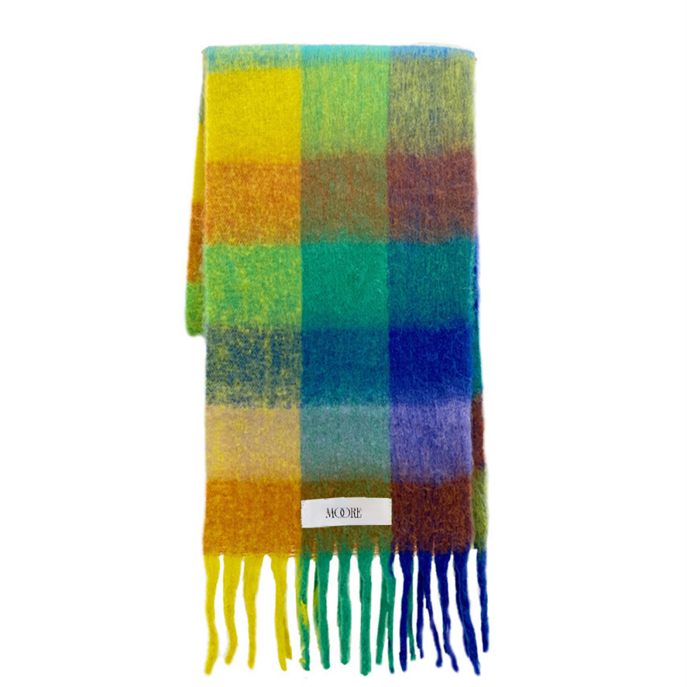 Imitation Cashmere Tassel Scarf