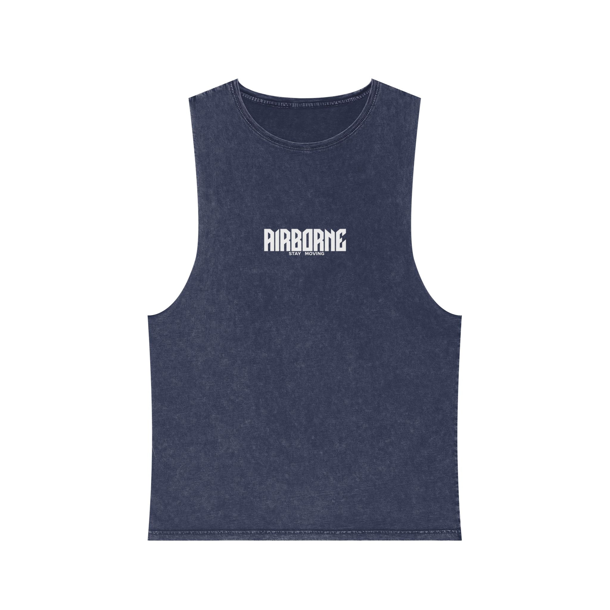 Unisex Airborne Stonewash Tank Top