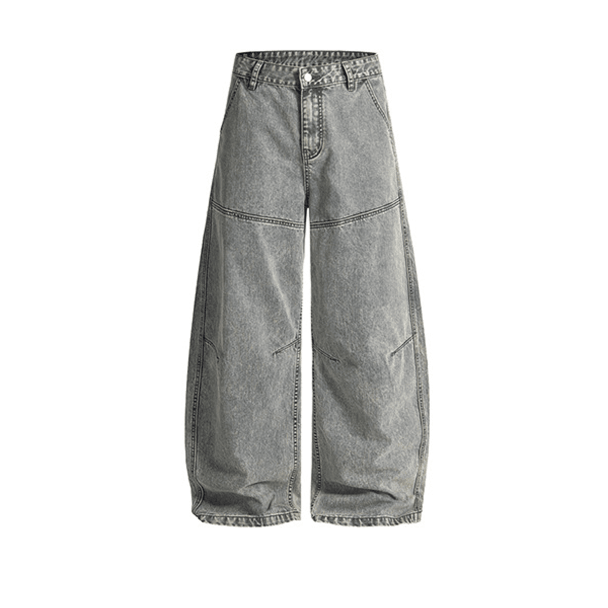 Unisex Curved Blade Denim Jeans