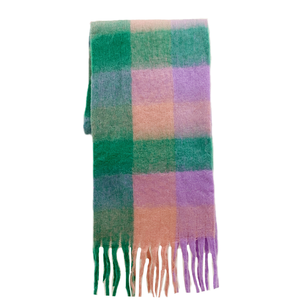 Imitation Cashmere Tassel Scarf