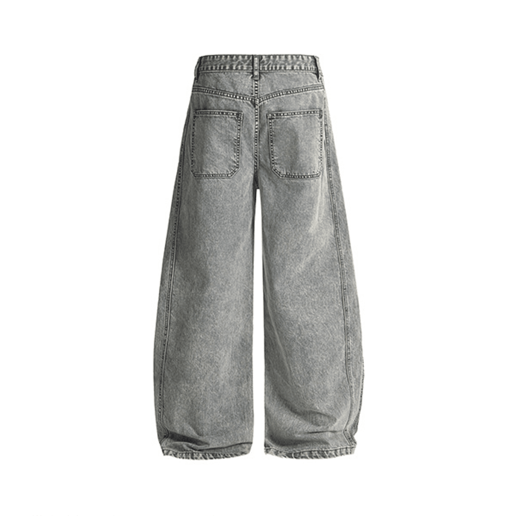 Unisex Curved Blade Denim Jeans