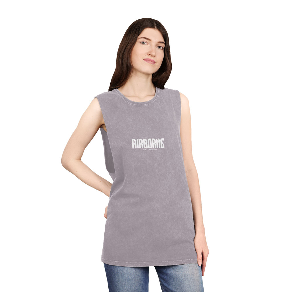 Unisex Airborne Stonewash Tank Top