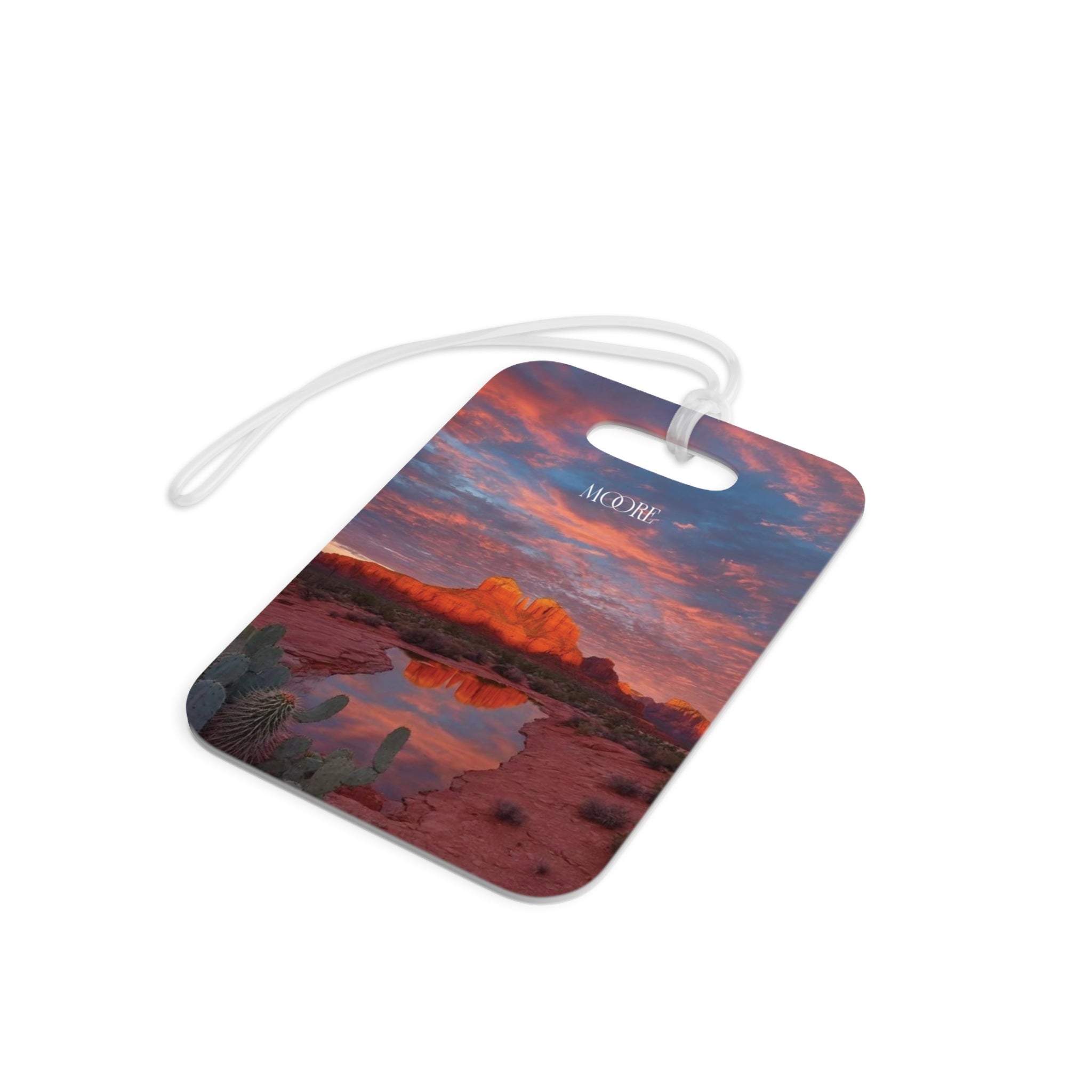 Sunset Landscape Luggage Tag
