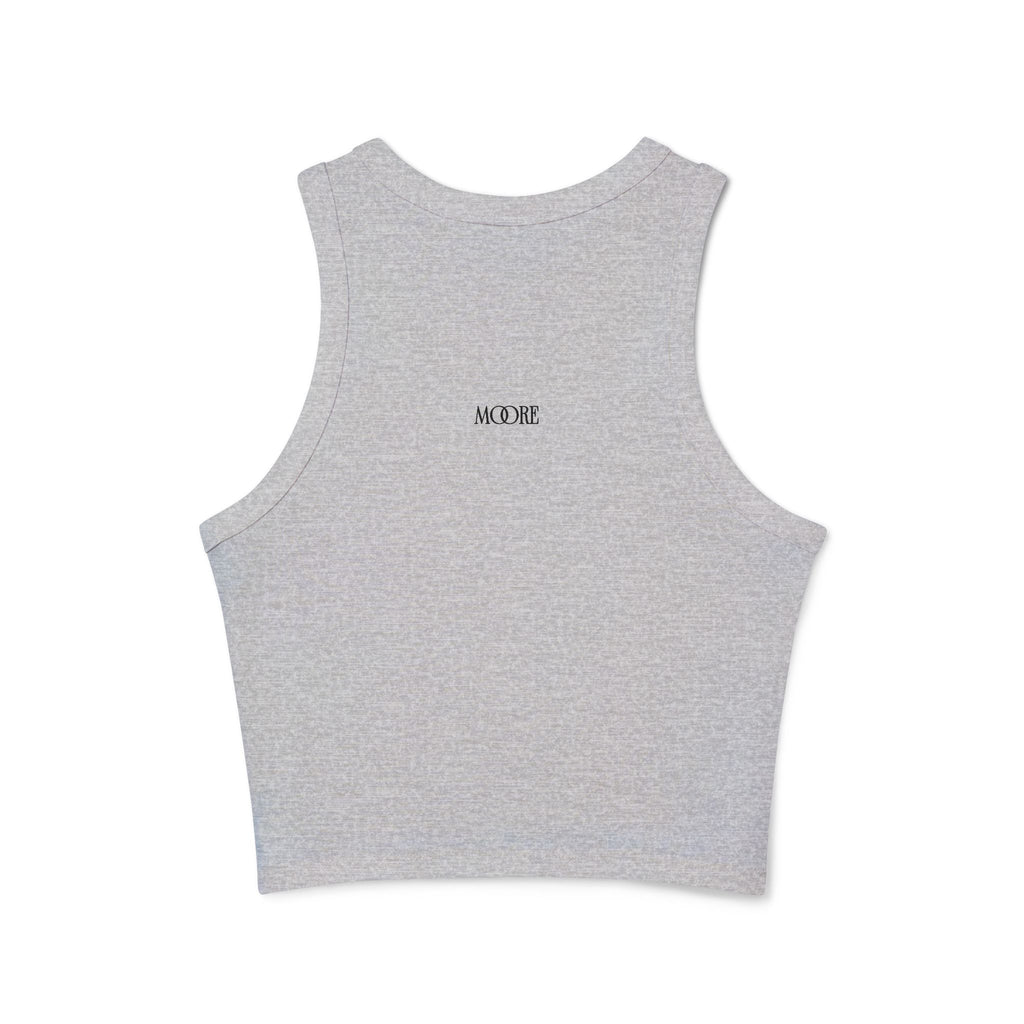 It's Not Where You Go Micro Rib Racer Tank Top