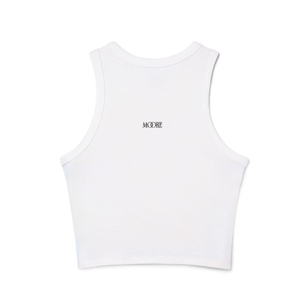 It's Not Where You Go Micro Rib Racer Tank Top