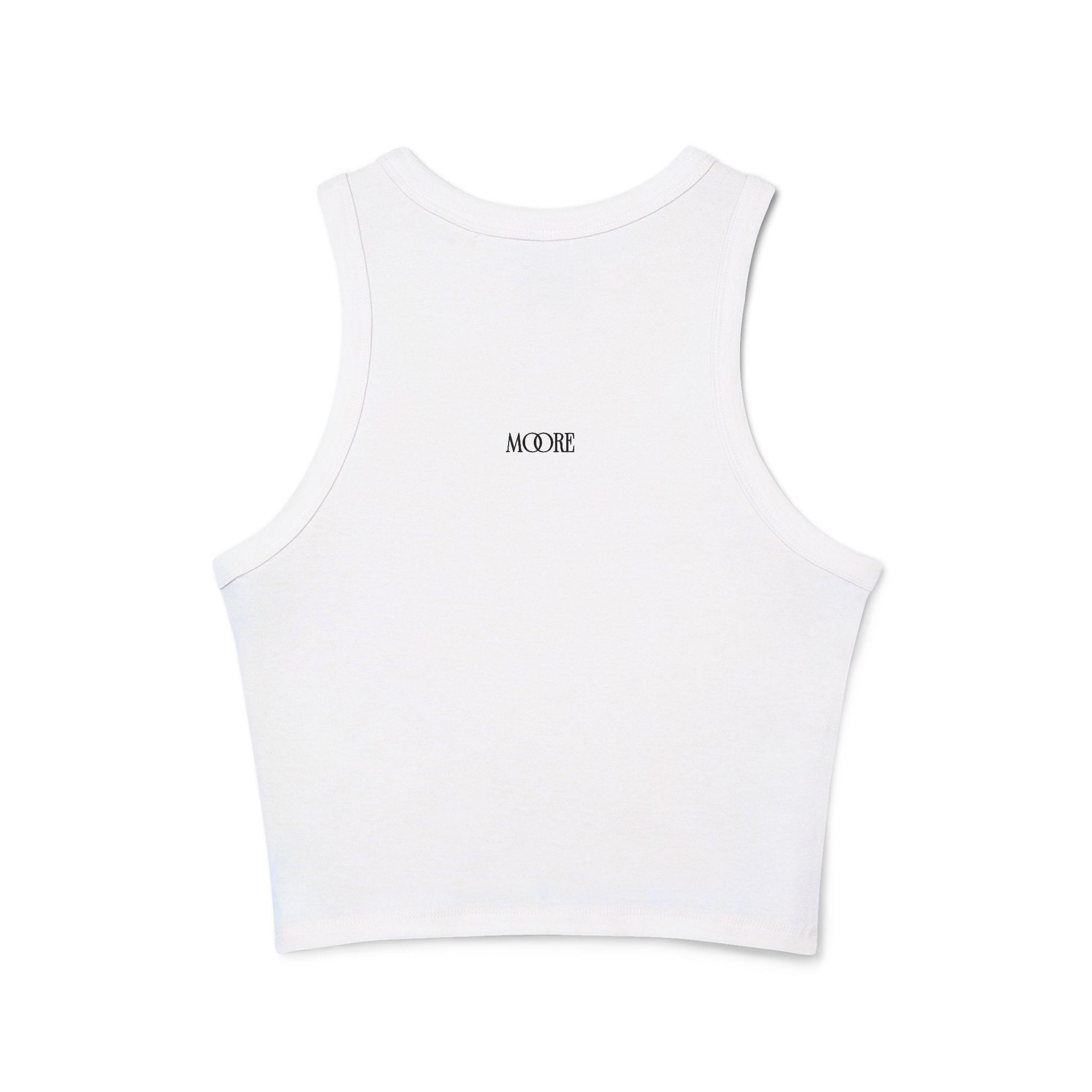 It's Not Where You Go Micro Rib Racer Tank Top