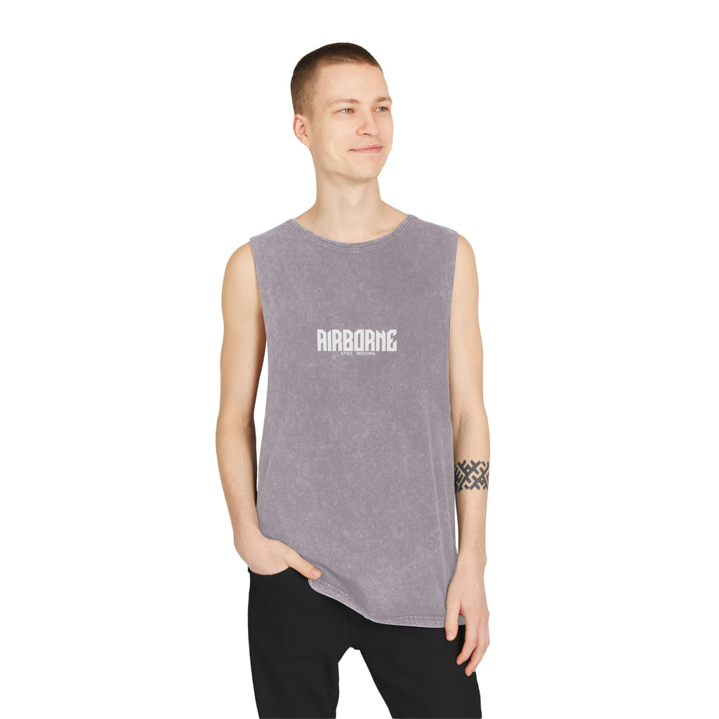 Unisex Airborne Stonewash Tank Top