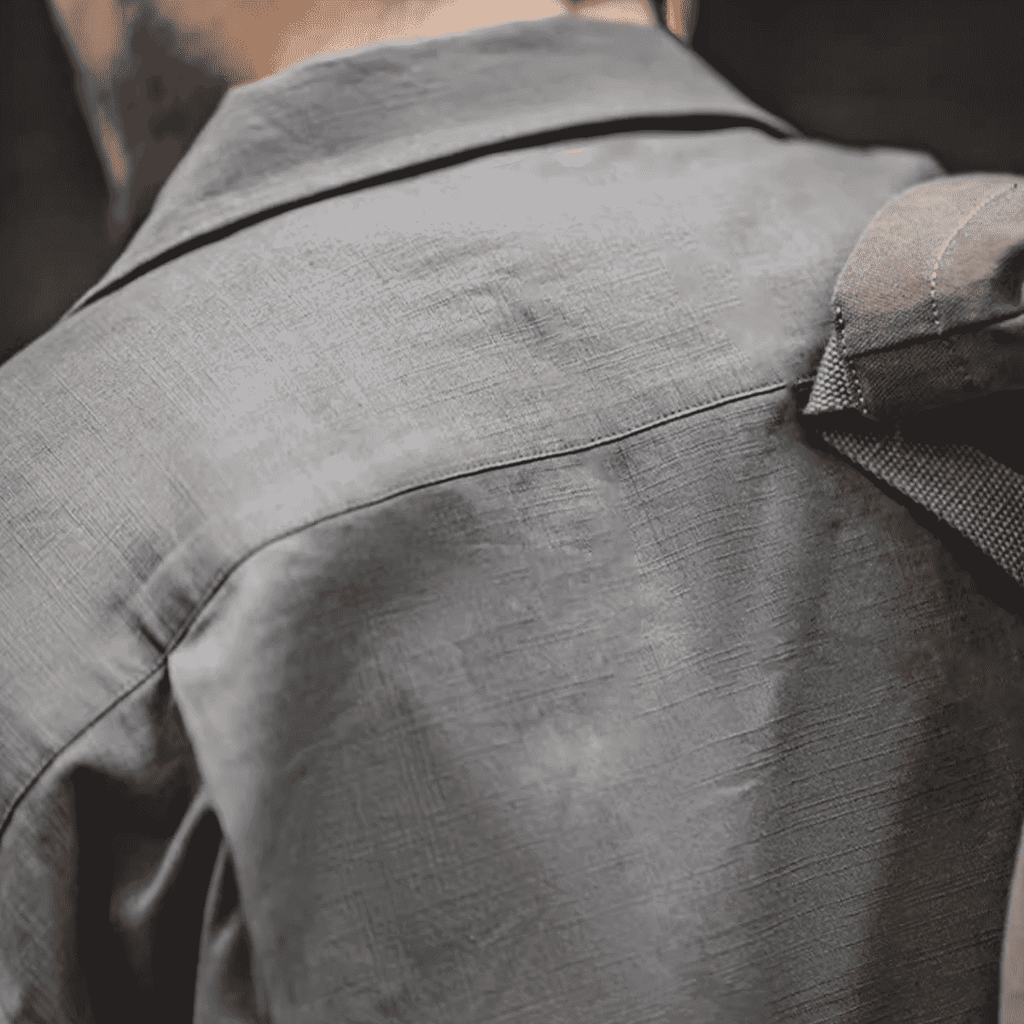 Cuban Collar Short-Sleeve Shirt