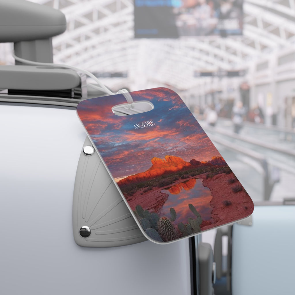Sunset Landscape Luggage Tag
