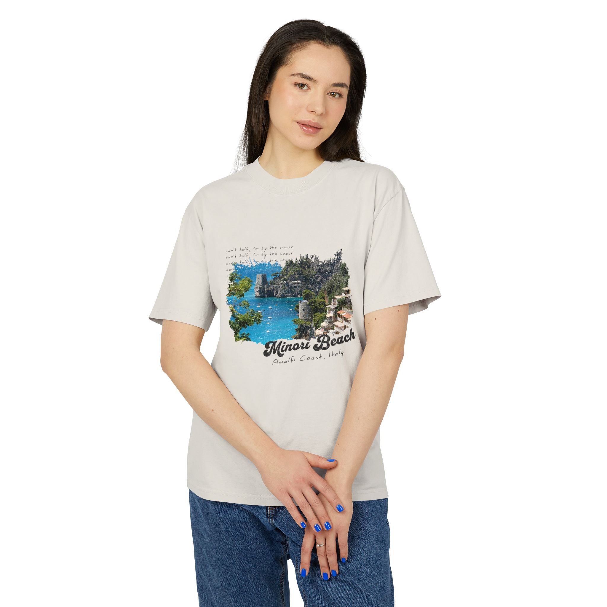 Unisex Minori Beach Heavy Faded Tee