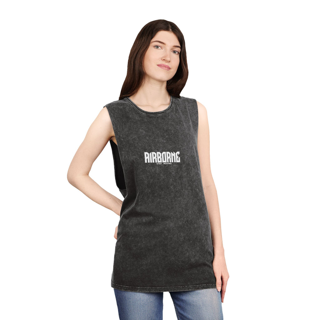 Unisex Airborne Stonewash Tank Top