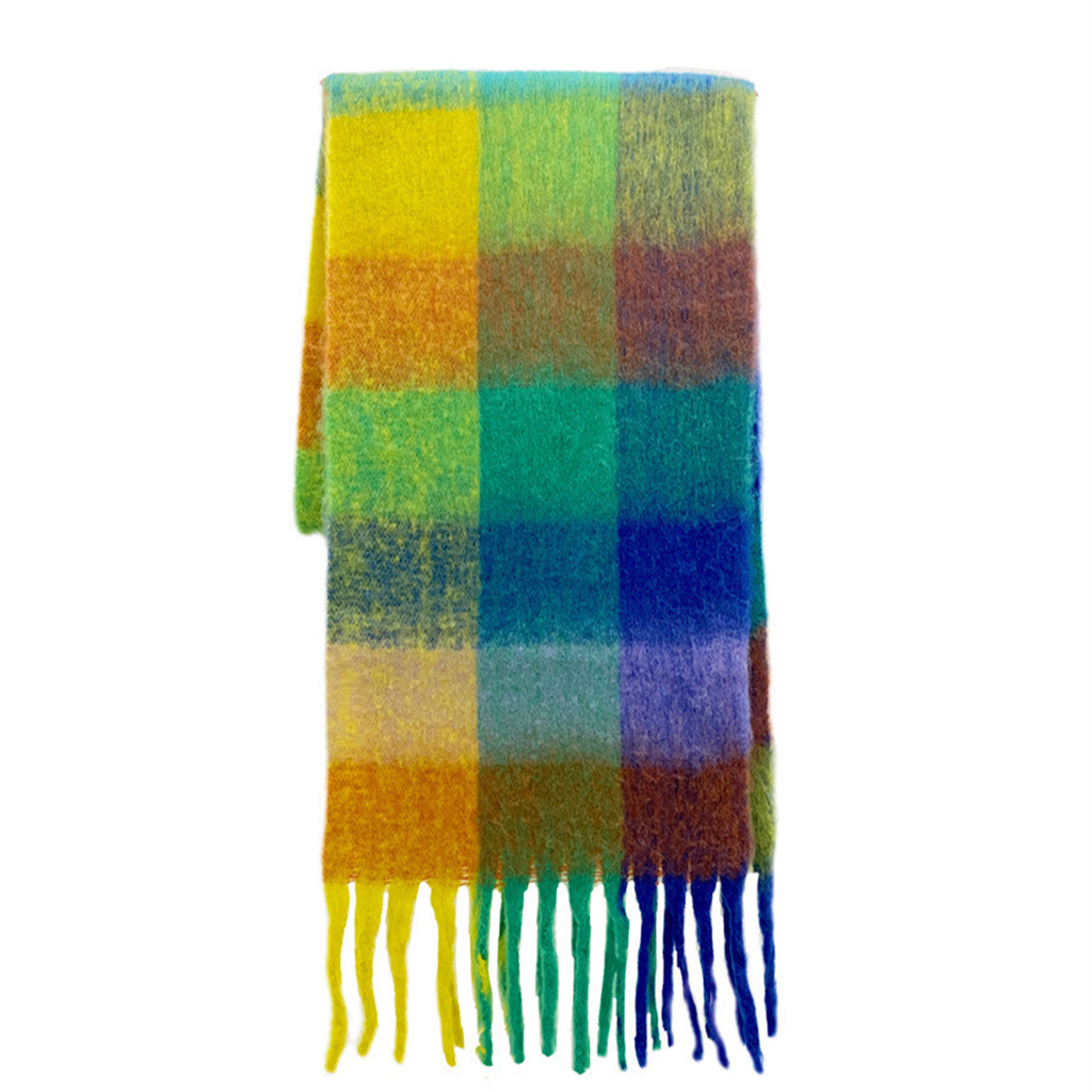 Imitation Cashmere Tassel Scarf