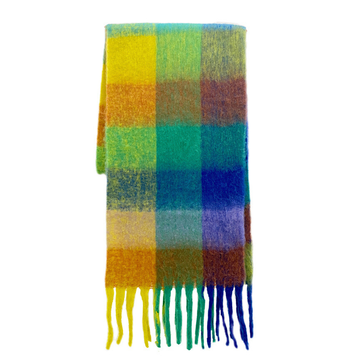 Imitation Cashmere Tassel Scarf