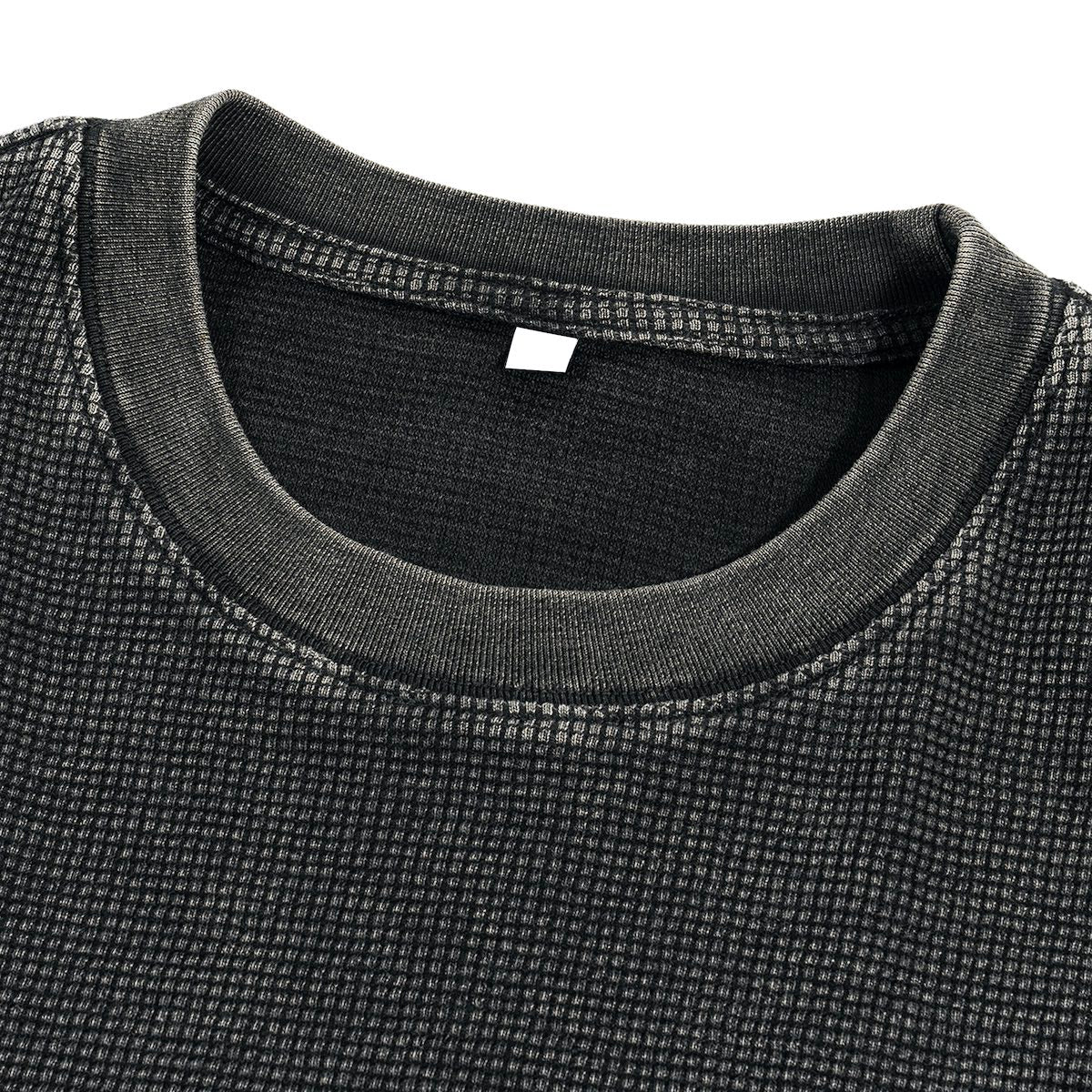 Waffle-Texture Boxy T-Shirt